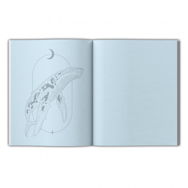 Блокнот позитивного настроения. WHALE JOURNAL