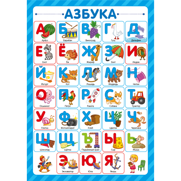 Обучающие плакаты. Знания для дошкольников.