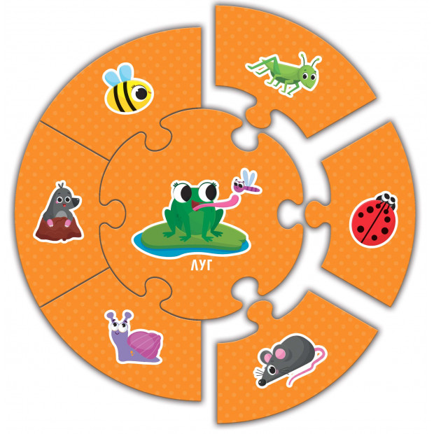 Пазлы-ассоциации: Животные