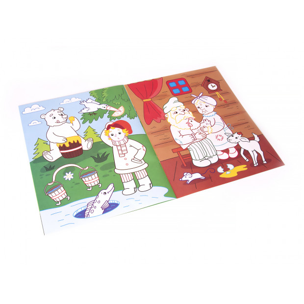 Раскраска для самых маленьких. Первые сказки