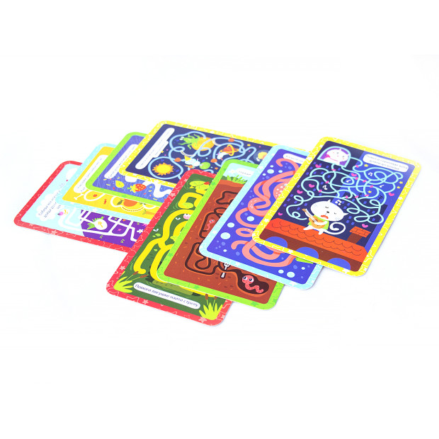 Умные карточки. Веселые лабиринты