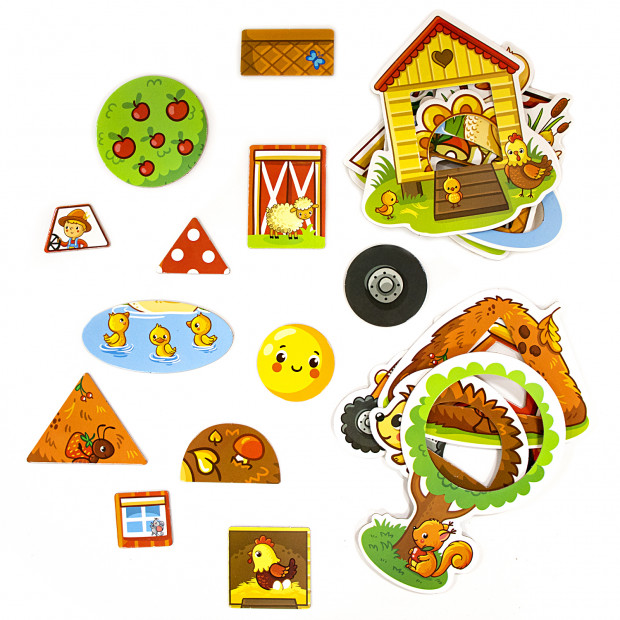 Умные пазлы. Формы.