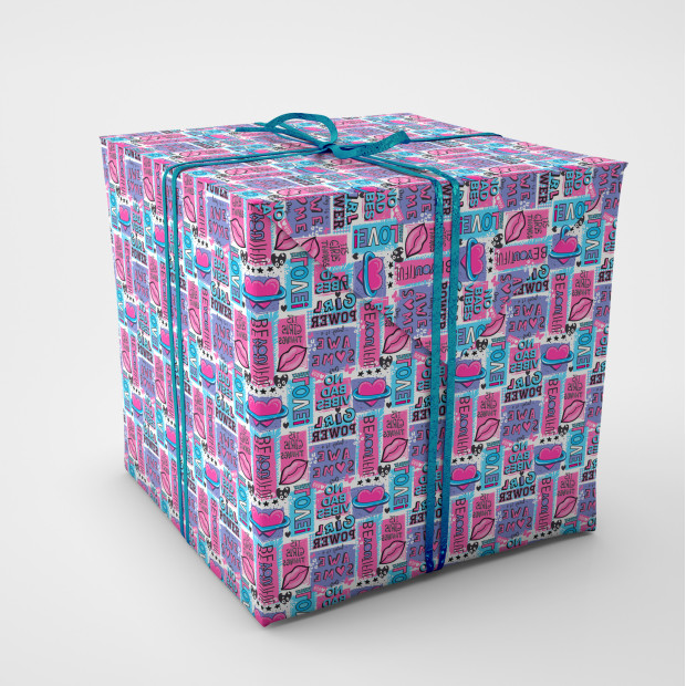 Упаковочная бумага. Граффити (вид 1)