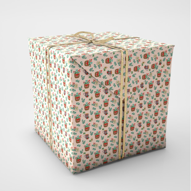 Упаковочная бумага. Уют (вид 1)