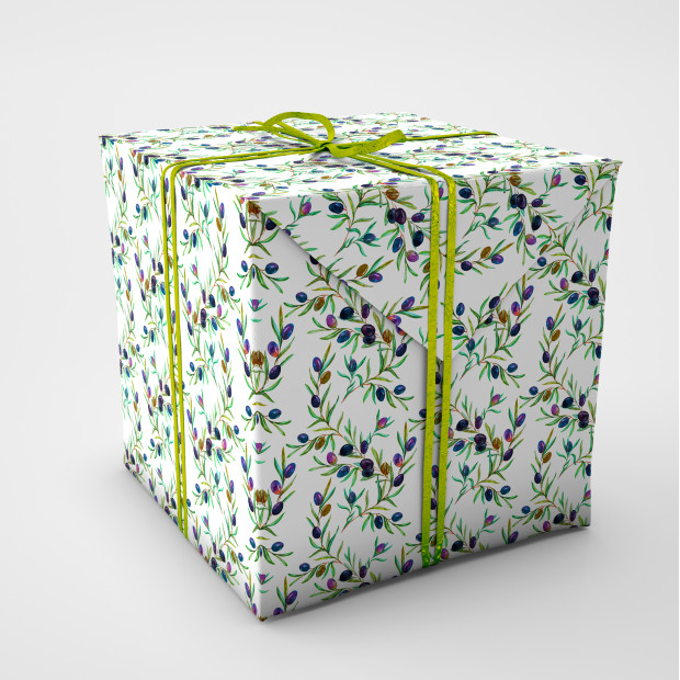 Упаковочная бумага. Веточки (вид 1)