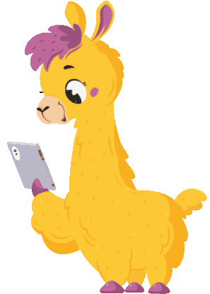 Лама в смартфоне